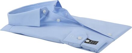 OLYMP No'6 six Skinny Fit Overhemd Blauw Extra Lange Mouwen Lichtblauw - 38,39,40,41,43,44,36