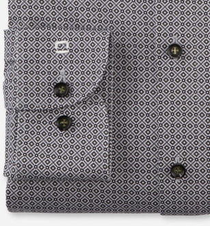 OLYMP Overhemd Level 5 24/7 Olijf   41 Groen