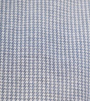 OLYMP Overhemd Level 5 24/Seven Pied de Poule Blauw - 37,38,39,40,41,42