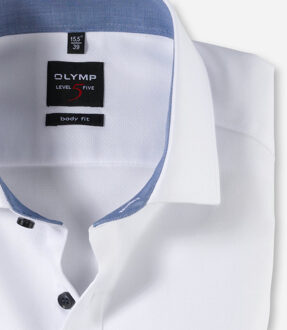 OLYMP Overhemd Level 5 Body Fit Wit   39