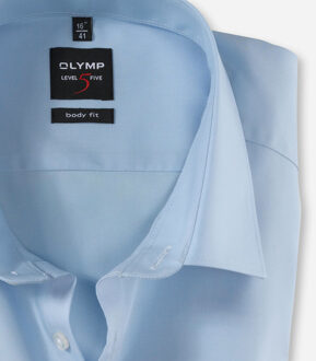OLYMP Overhemd Level Five Body Fit Blauw   39
