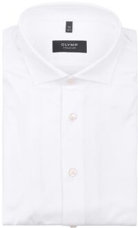 OLYMP Signature Overhemd Jersey Wit - 38,39,40,42,43,44,45