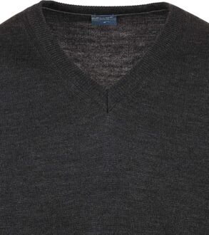 OLYMP Trui Merino Antraciet Grijs - 3XL,4XL,L,M,S,XL,XXL