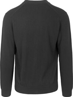 OLYMP Vest Wol Zwart