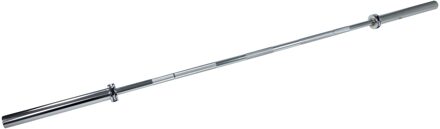 Olympic Bar Halterstang - Barbell -  Geborsteld Staal - 220 cm