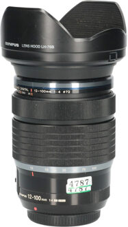 Olympus Tweedehands Olympus M.Zuiko Digital ED 12-100mm f/4.0 IS PRO CM4787 Zwart