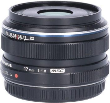 Olympus Tweedehands Olympus M.Zuiko Digital ED 17mm f/1.8 - Zwart CM2470