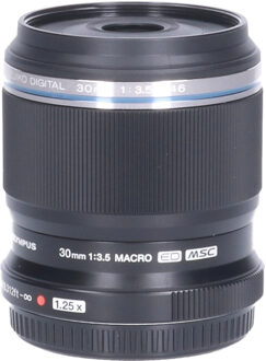 Olympus Tweedehands Olympus M.Zuiko Digital ED 30mm f/3.5 Macro CM2285 Zwart