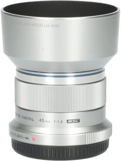 Olympus Tweedehands Olympus M.Zuiko Digital ED 45mm f/1.8 - Zilver CM6178