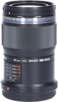 Olympus Tweedehands Olympus M.Zuiko Digital ED 60mm f/2.8 Macro CM0662 Zwart
