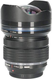 Olympus Tweedehands Olympus M.Zuiko Digital ED 7-14mm f/2.8 PRO CM6171 Zwart