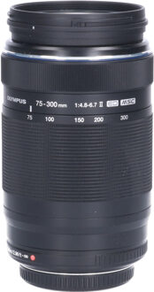 Olympus Tweedehands Olympus M.Zuiko Digital ED 75-300mm f/4.8-6.7 II - Zwart CM2500
