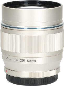 Olympus Tweedehands Olympus M.Zuiko Digital ED 75mm f/1.8 - Zilver CM2947