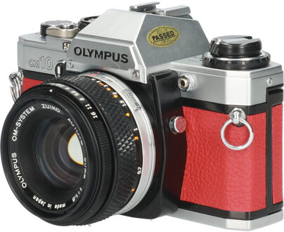 Olympus Tweedehands Olympus OM10 (Custom Red) + ZUIKO AUTO-S 50mm F/1.8 CM3160