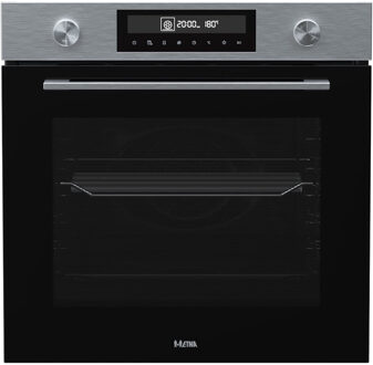 OM470RVS Inbouw oven Zwart