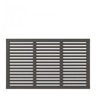 Ombergrijs Houten Tuinscherm Harmoni 180 x 107 CM Black