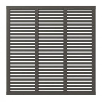 Ombergrijs Houten Tuinscherm Harmoni 180 x 180 CM Black