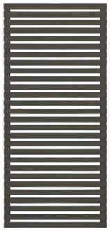 Ombergrijs Houten Tuinscherm Tokyo 83 x 180 CM Black