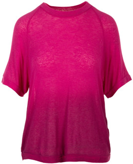 Ombre T-Shirt Top Daniele Fiesoli , Pink , Dames - M,S,Xs