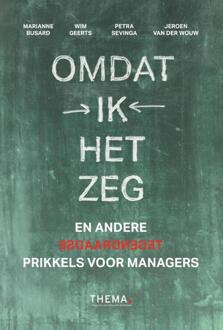 Omdat ik het zeg - Boek Marianne Busard (9462720193)