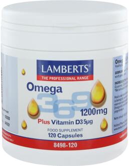 Omega 3,6,9 1200mg Mas Vitamina D3 5ag 120cap