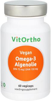 Omega-3 Algenolie - EPA 75 mg | DHA 150 mg (60 softgels) - VitOrtho