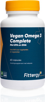 Omega 3 Vegan 150 mg DHA 75 mg EPA - 60 gelcapsules - Vetzuren - vegan - voedingssupplement