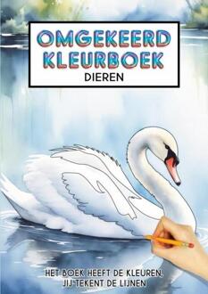 Omgekeerd Kleurboek - Dieren - Het Boek Heeft de Kleuren, Jij Tekent de Lijnen -  Kleurboek Shop (ISBN: 9789403752198)