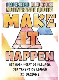 Omgekeerd Kleurboek - Quotes - Het Boek Heeft De Kleuren, Jij Tekent De Lijnen - Kleurboek Shop