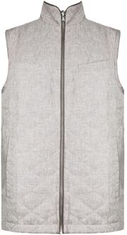 Omkeerbaar Heren Beige Linnen Gilet
