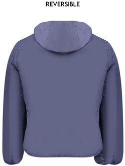 Omkeerbare Gewatteerde Jas Model Nr. 33473 Middelblauw