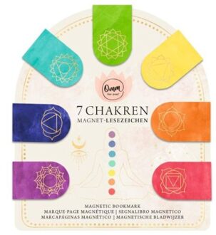 Omm for you magnetische boekenlegger set à 7 stuk - chakra