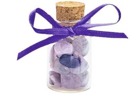 Omm for you mini wensflesje met edelstenen, assorti