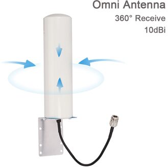 Omnidirectionele Outdoor 4G Lte Antenne 10dBi Gain 700-2700 Mhz Antenne Repeater Externe Antenne 4G Outdoor Antenne N Vrouwelijke