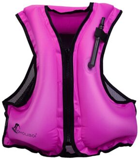 Omouboi Swim Vest Volwassen Outdoor Rafting Zwemvest Zwemmen Reddingsvest roze