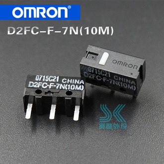 omron micro switch D2FC-F-7N 10M button suitable for 20M 50M button of Steelseries RAW Logitech G403 G603 G703 mouse 2pcs/Lot
