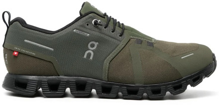 ON Cloud 5 Waterproof Schoen Groen - UK 8.5