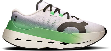 ON Cloudboom Max Dames wit/groen - 40 1/2