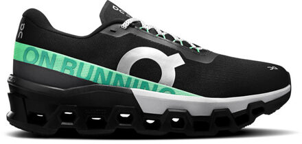 ON Cloudmonster 2 Heren zwart/groen - 44 1/2