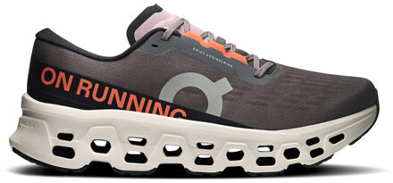 ON Cloudmonster 3 Heren Donkergrijs/Rood - 47 1/2