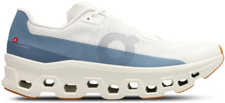 ON Cloudmonster Sneakers Heren - Wit - Maat 42.5 - Mesh/Synthetisch White