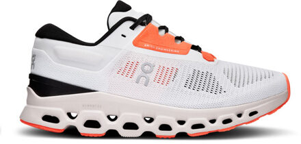 ON Cloudstratus 3 Dames wit/oranje - 38