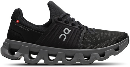 ON Cloudswift Sneakers Heren - Zwart - Maat 43 - Mesh/Synthetisch Black
