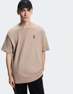 ON Club T T-shirt Heren-beige - M