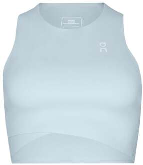 ON Court Crop Tanktop Dames-Blaugrau - M
