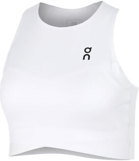ON Court Crop Tanktop Dames-Wit - L,XL