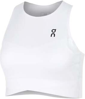 ON Court Crop Tanktop Dames-Wit - XL