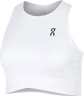 ON Court Crop Tanktop Dames-Wit - XS,S,M,L,XL,XXL
