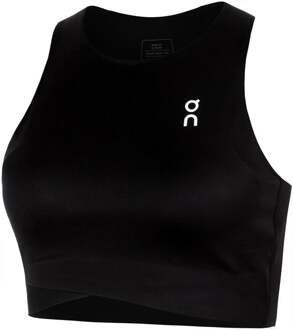 ON Court Crop Tanktop Dames-Zwart - L