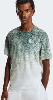 ON Court-T Fade T-shirt Heren-groen, wit - XL